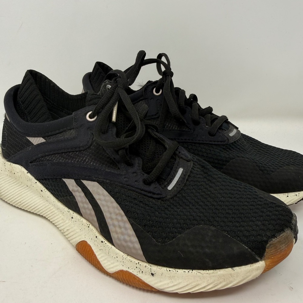 Reebok HIIT Training Shoes Black Speckled Midsole FW8210 Mens Size 8